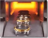 Watch casing assembly - brazing