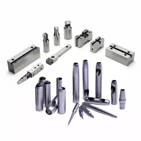 Cold-work steel punches and blades