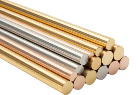 For material requiring stress relief before hardening, copper, brass
