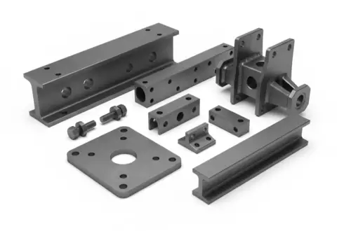 Machined steels, Structural components