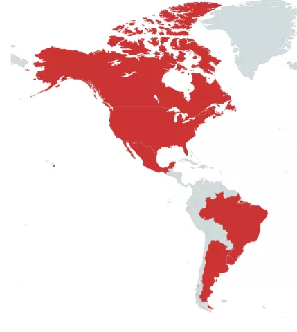 Amériques - États-Unis, Canada, Brésil, Mexique, Argentine, etc..png